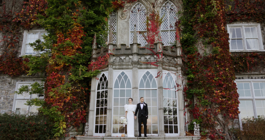 couple at Luttrellstown Castle