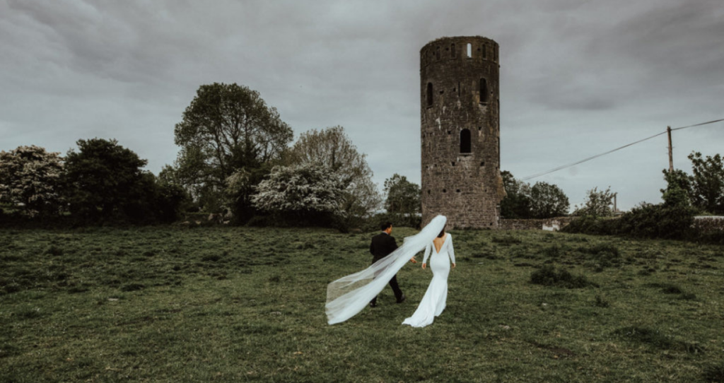destination wedding at Cloghan Castle, Galway