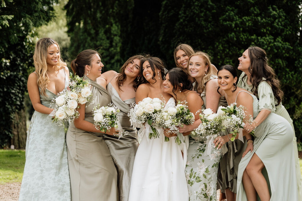 Beautiful bride and bridesmaid at an Infusion-planned Ireland wedding